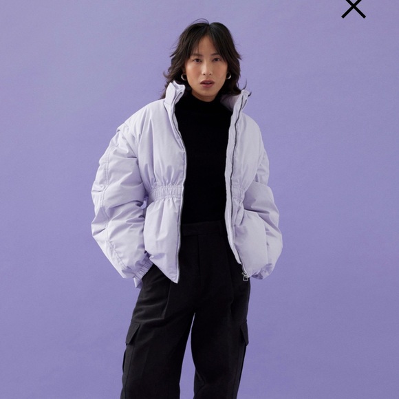 love bonito Jackets & Blazers - Onda Elastic 2-in-1 Puffer Jacket Lavender NWT
